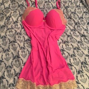 Victoria secret hot pink lingerie